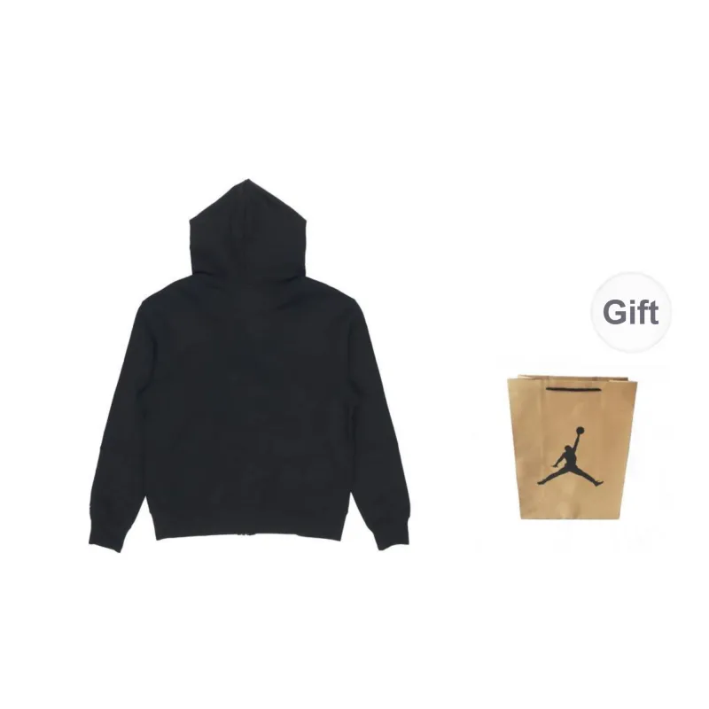 Jordan Jacket Unisex Black Shopping Bag Included-1