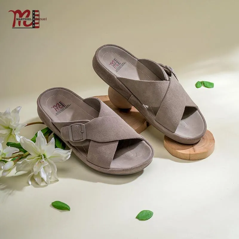 Martniel Slide Slippers Women's Gray-2