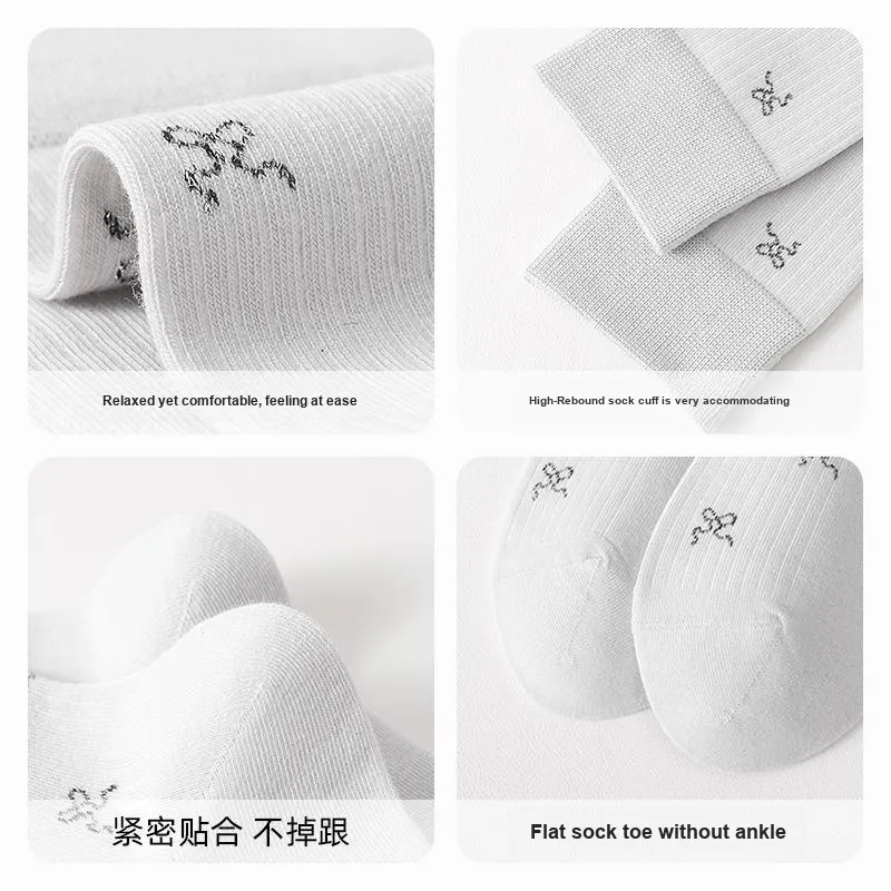 MIIOW Mid Calf Socks Women's 3 Pack-13