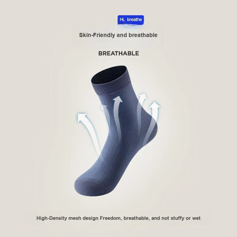 HLA SS23 Mid Calf Socks Men's 6 Pack-3