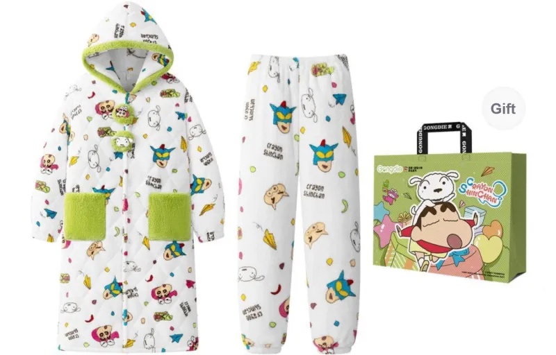 Gongdie x LABIXIAOXIN LIANMINGKUAN Pajama Set Unisex White Shopping Bag-10