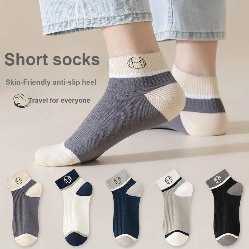 TLXT Ankle Socks Men's Students Outdoor Sports Fitness, Moisture Wicking Odor Resistant, Soft Comfortable Antibacterial-2