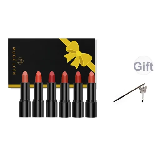 MUGE LEEN Шесть предметов Премиум Помада Наборы одежды День рождения Студенческие отзывы Рекомендация Матовый