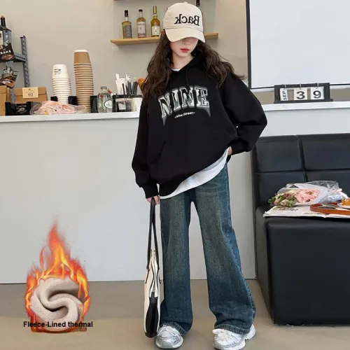 GULIJIA Свитшот Осенний Зимний Подростки