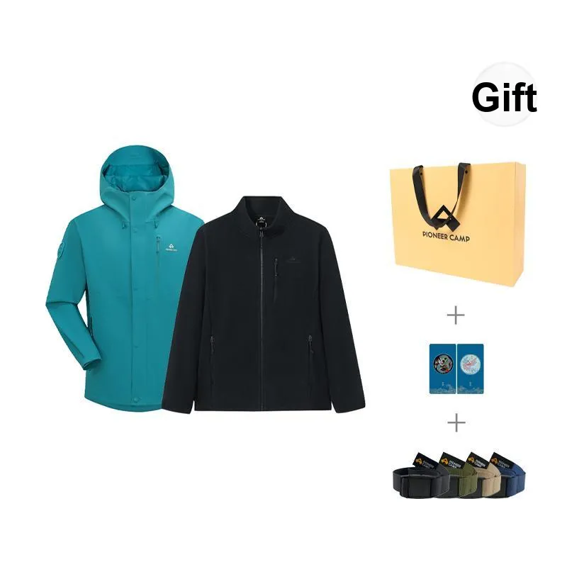 PIONEER CAMP Waterproof, Windproof, Breathable, Abrasion Resistant, Thermal, Water Repellent Windbreaker Jacket Men's-18