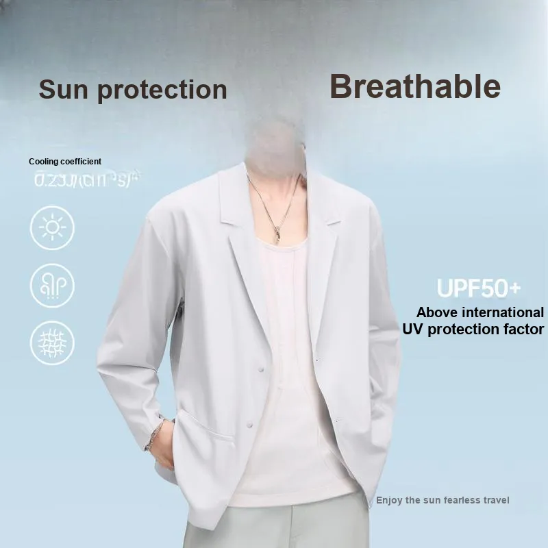 HERBEL Breathable UV Protection Cooling Sun Protection Clothing Men's-2