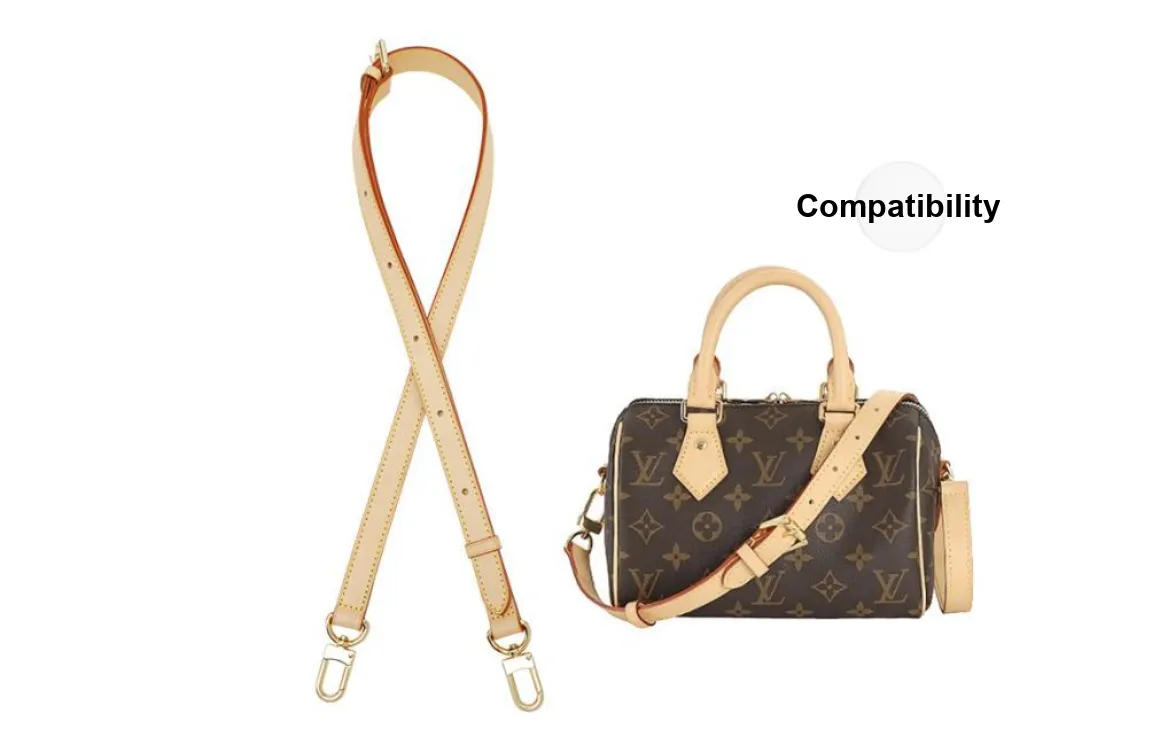 Lan Bao Fan Cow Leather Color-Changing Leather Bag Strap Adjustable Crossbody Bag Strap Unisex Vegetable Tanned Color