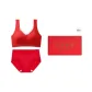 1 Bra+1 Underpants+1 Gift Box Set-Red