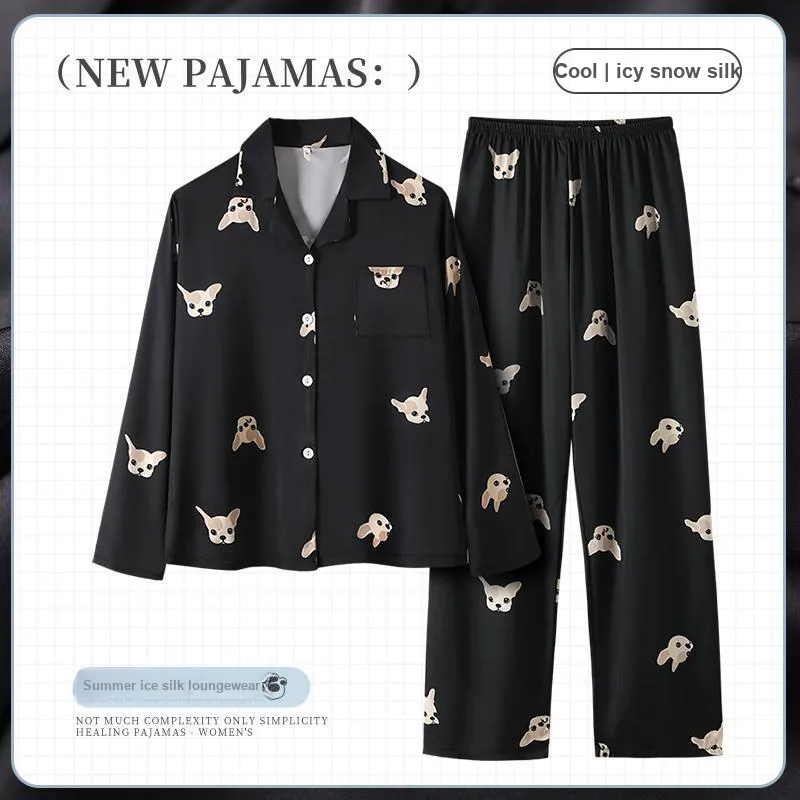Maultiay Pajama Set Women's Gift Box Set Black-3