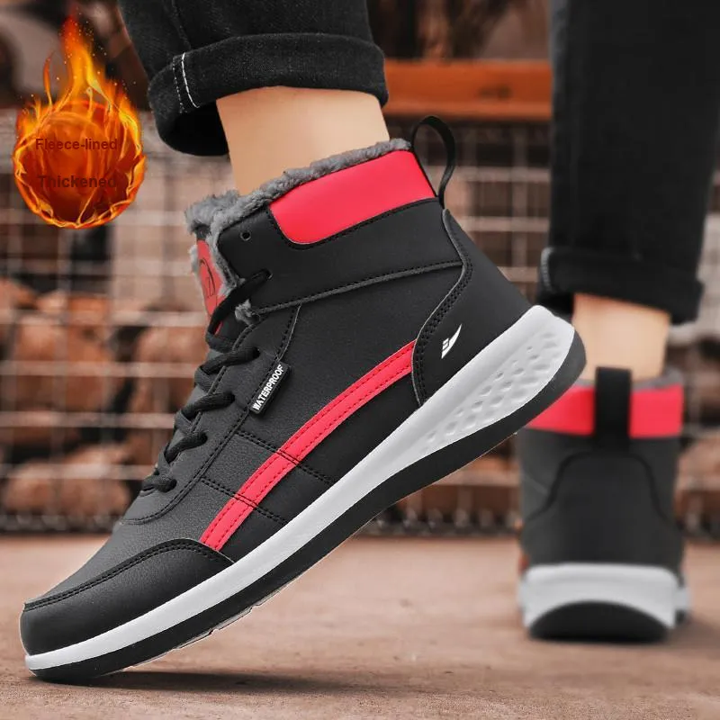 Kuding Full-Coverage Warm Slip-Resistant Water-Resistant Cushioning Skateboard Shoes Men's-6