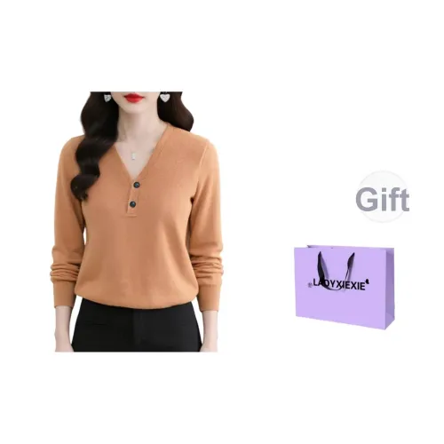 LADYXIEXIE Апельсин Женская Трикотажная