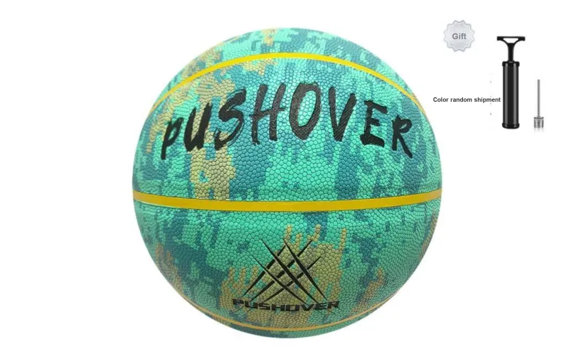 PUSHOVER PU Size 7 Basketball Size 7 Ball Training Unisex-14