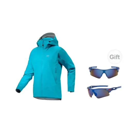 Arcteryx Gamma Series Windbreaker Jackets Men Lipstick Blue Includes Free Glasses