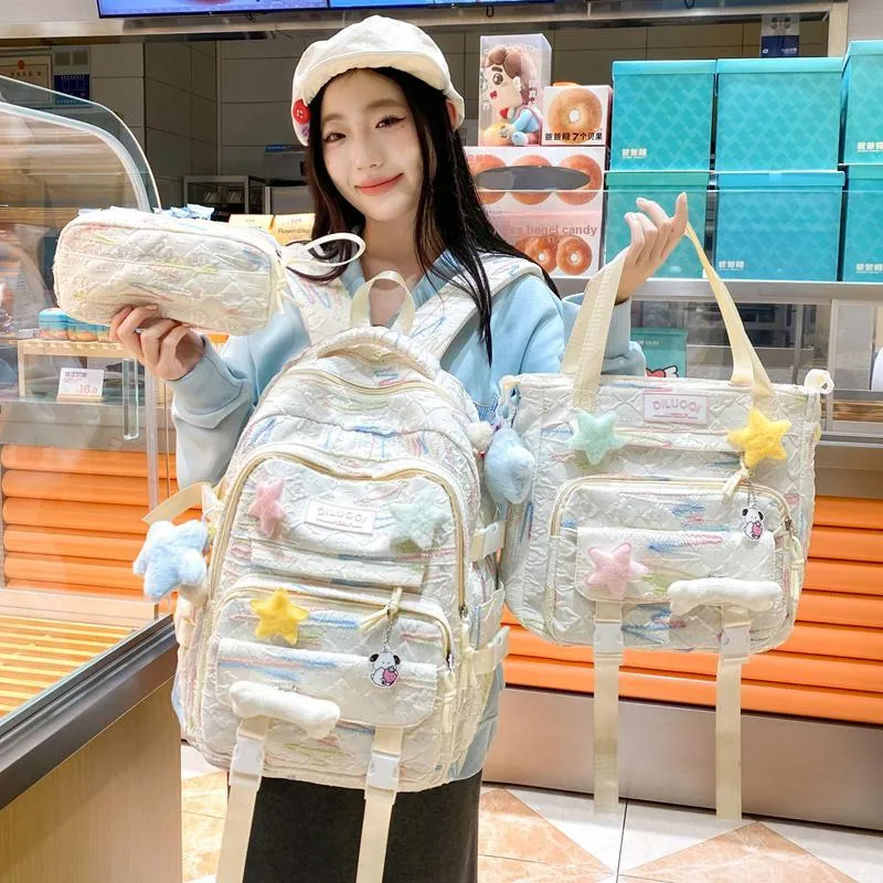 OUZIHUANG Nylon Combo Set Unisex Multicolor-13