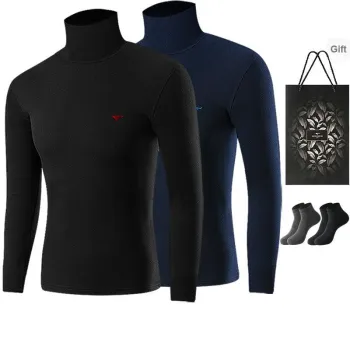 SEPTWOLVES Thermal Tops Men's 2 Pack+Shopping Bag