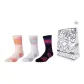 3-Pack (Apricot+White Blue+Black)+Shopping Bag