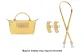 (Wheat) Crossbody Shoulder Strap+[Perforated]Set