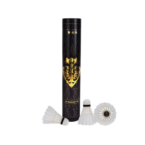 PANHIGH Spade A 12 Pack Goose Feather Training Competition Shuttlecocks