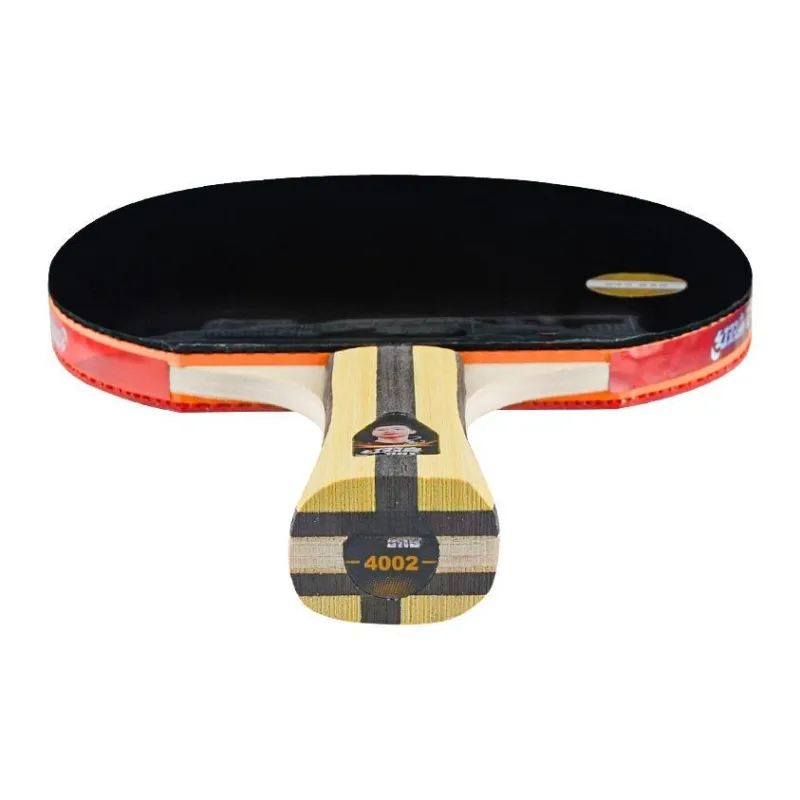 DHS Ping Pong Paddles Unisex All Wood Red Black-2
