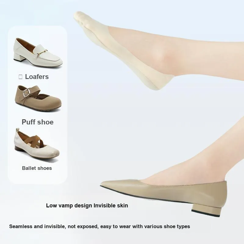 B&C.Room SS24 No Show Socks Spring Summer Women's 5 Pack-4