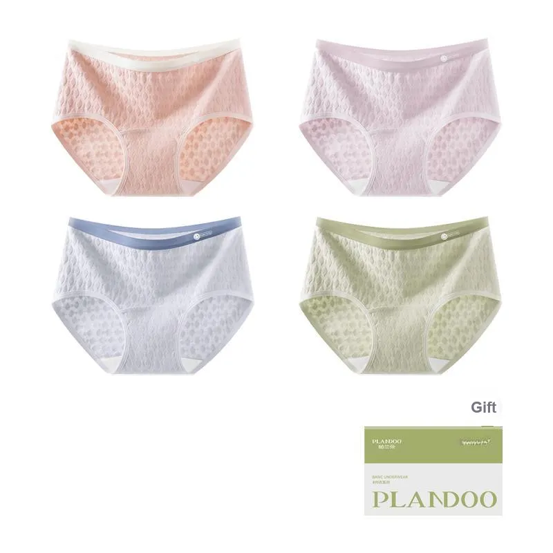 PLANDOO Underpants Women's Shopping Bag 4 Pack-5