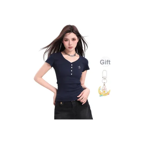 Princess Berdele T-рубашка Женская Темно-синяя