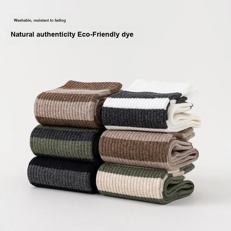 Caramella Mid Calf Socks Men's Combo Set-4