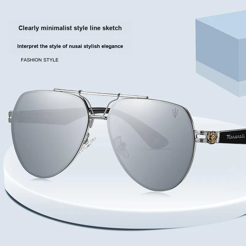 Maserati Irregular Shape Sunglasses Unisex-7