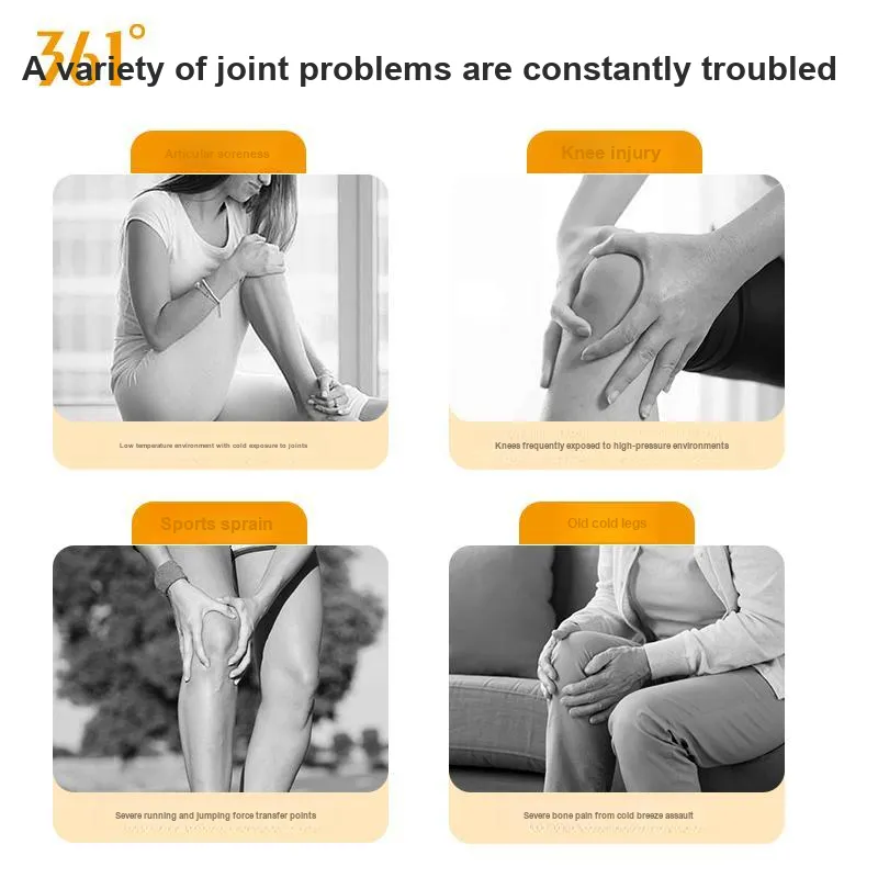 361° Knee Pads Polyamide Elastane Running Basketball Fitness Unisex-3