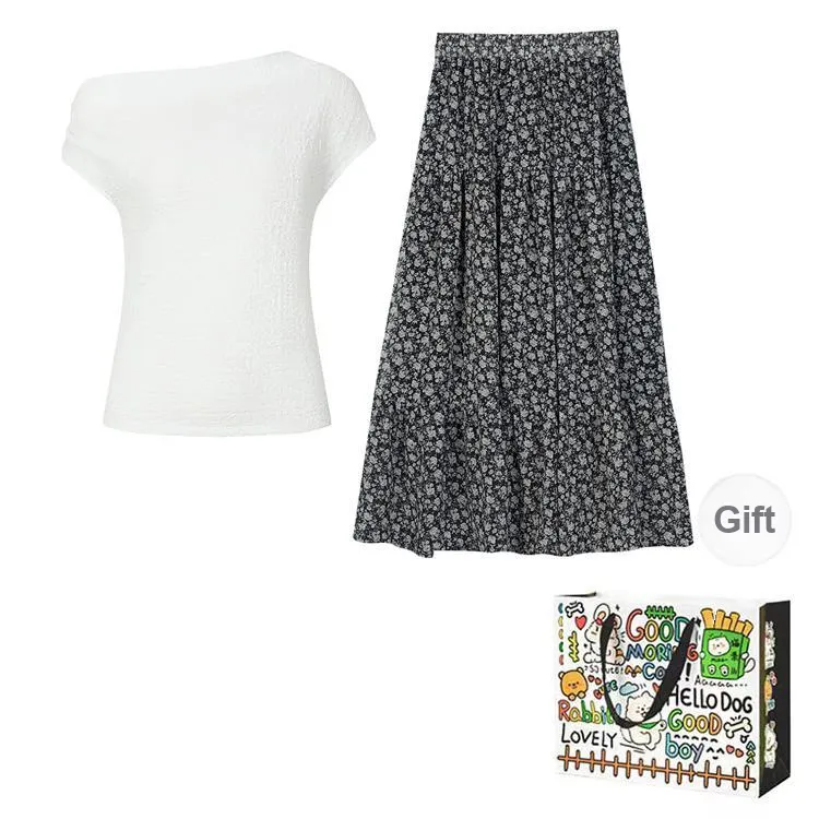 BVODE Two Piece Skirt Sets Women's-0