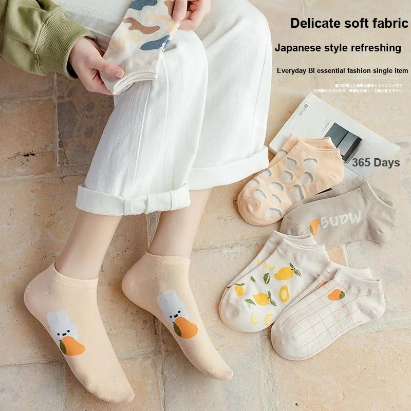 The Temptation Of The Muse Ankle Socks Women's 5 Pack-16