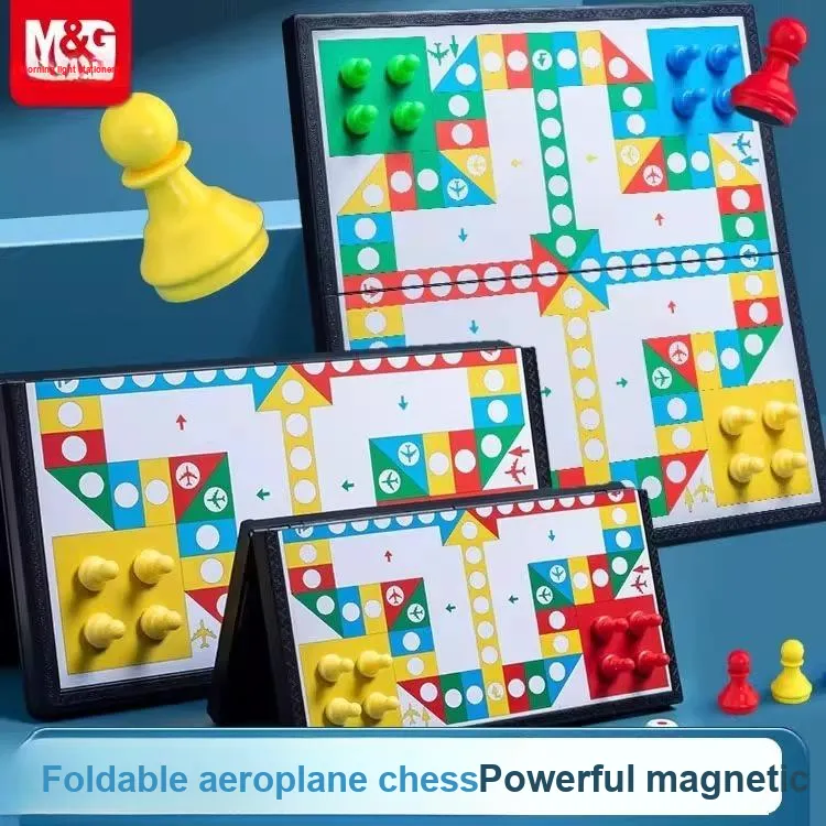 CHENGUANG M&G Aeroplane Chess, Animal Chess, Five In A Row, Chinese Chess, Go Game Board Games-2