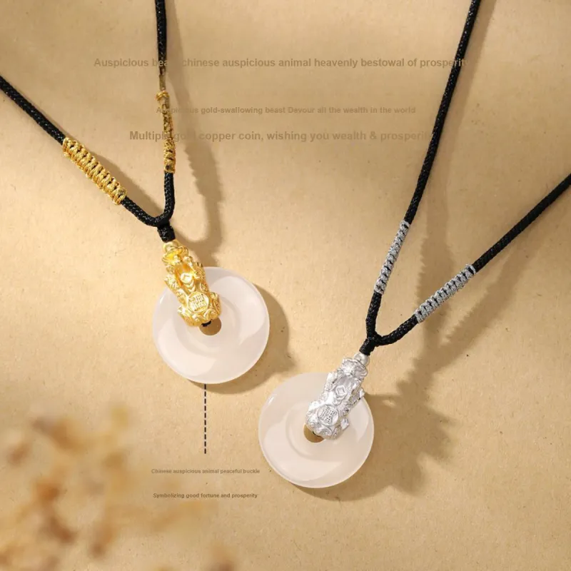 SEVEN COOK Agate Necklaces Unisex-1