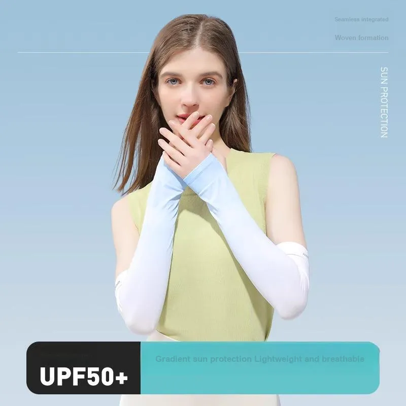 Anxious Polyamide Sun Protection Sleeves Women's-2