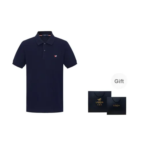 LONDA 1958 Polo Shirt Men's Dark Blue 32 With Shopping Bag Included