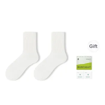 Montagut Mid Calf Socks Unisex 4 Pack