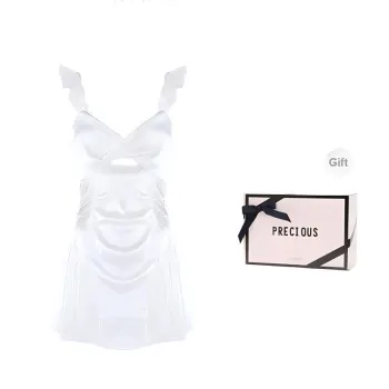 METE WHALE MT Nightgown Women's Gift Box Set White