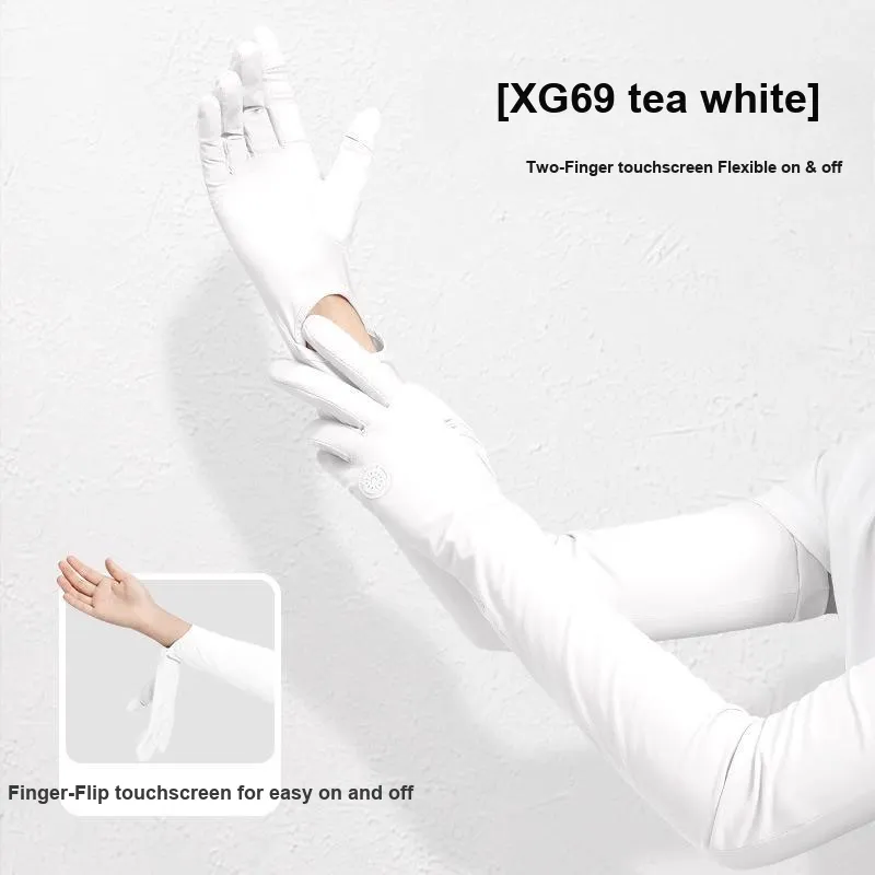 TUCANO Original Yarn Ice Silk Sun Protection Sleeves Women's-5