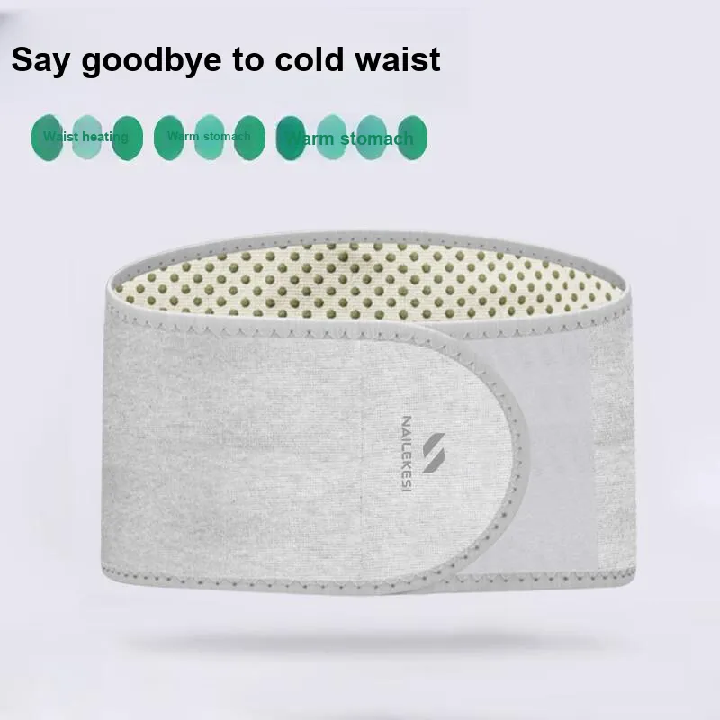 NAILEKESI Back Support Braces Breathable Warm Protective Self Heating Compression Slip Resistant Cotton Unisex-1