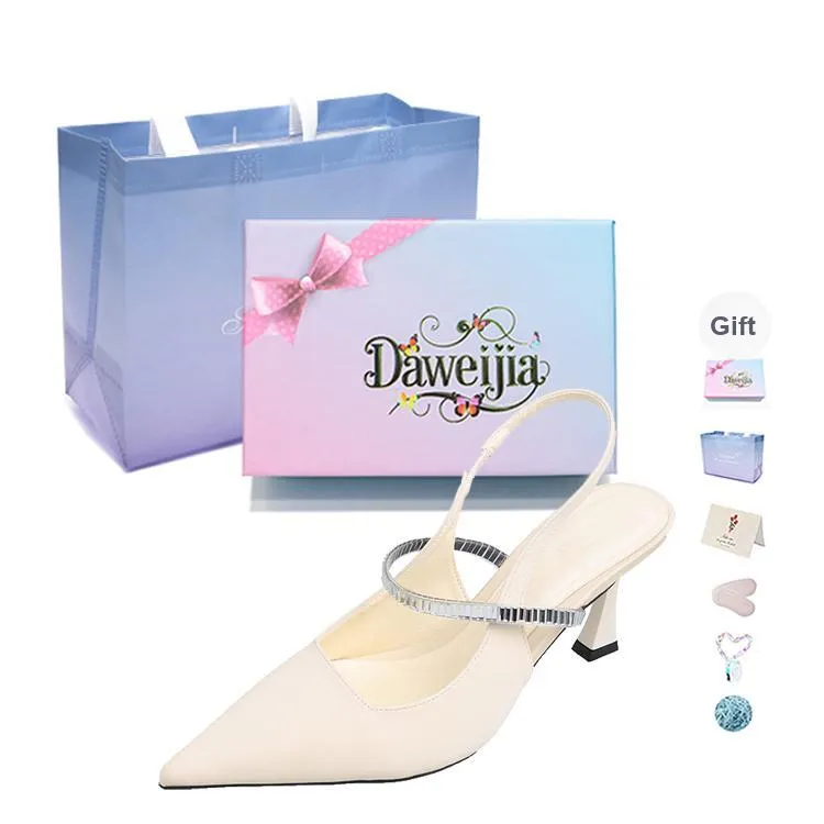 Dawei's House Slim Heel High Heels Women's Gift Box Set-15