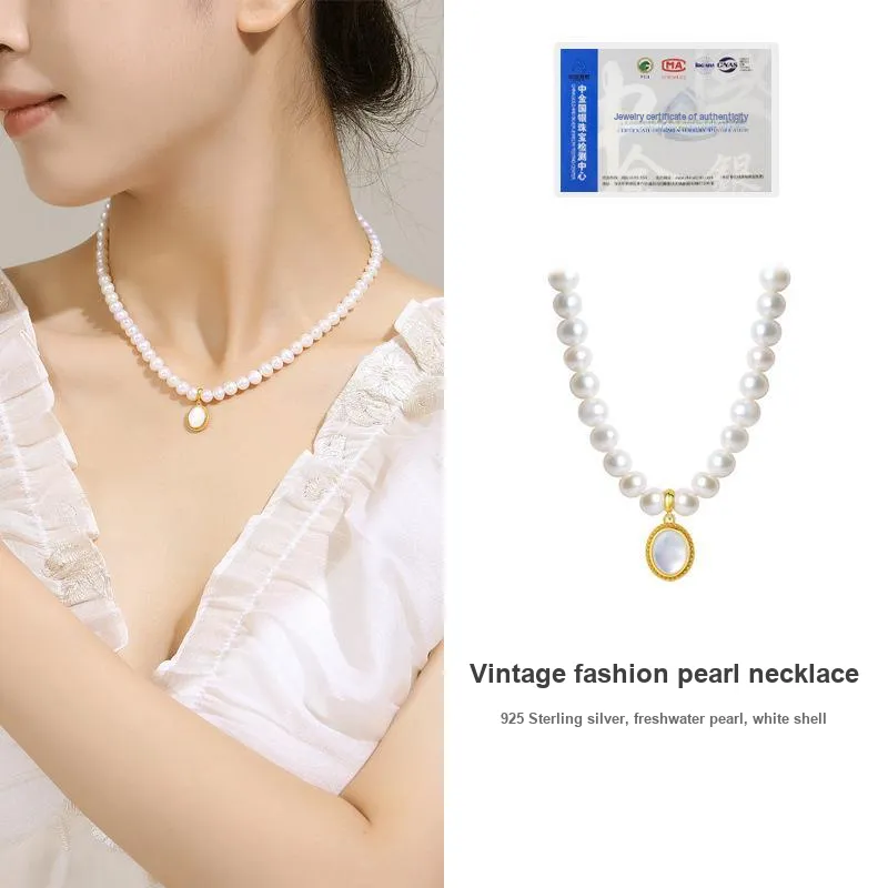 DIHUAJI Pearl Necklaces Women's-4