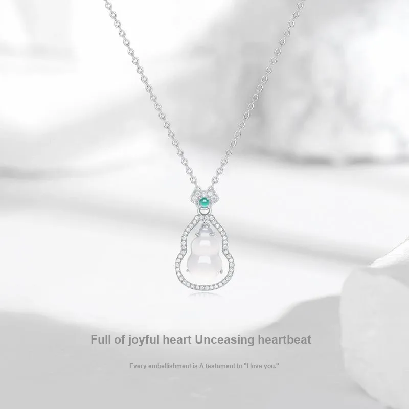 JUICY GRAPE Chalcedony Jade Necklaces Women's-2