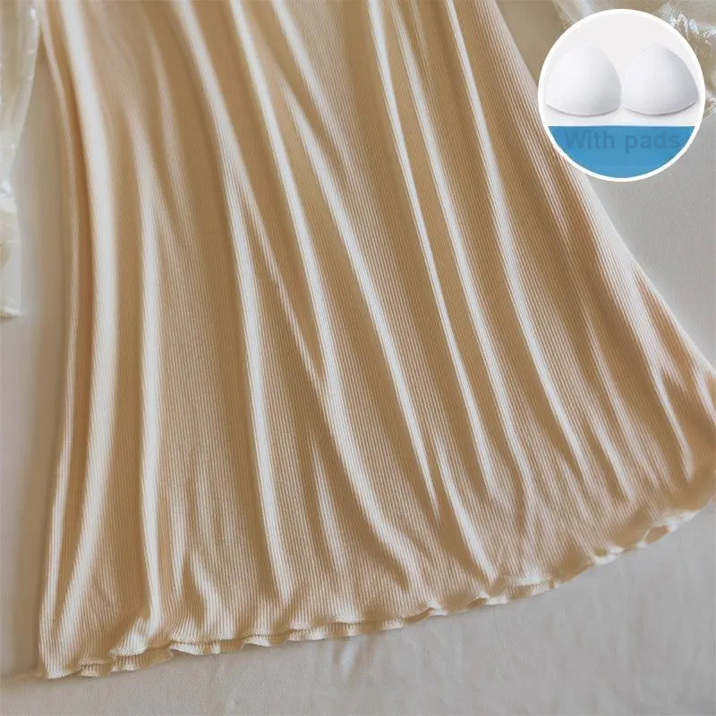 Sleeping Beauty Nightgown Women's Apricot-4