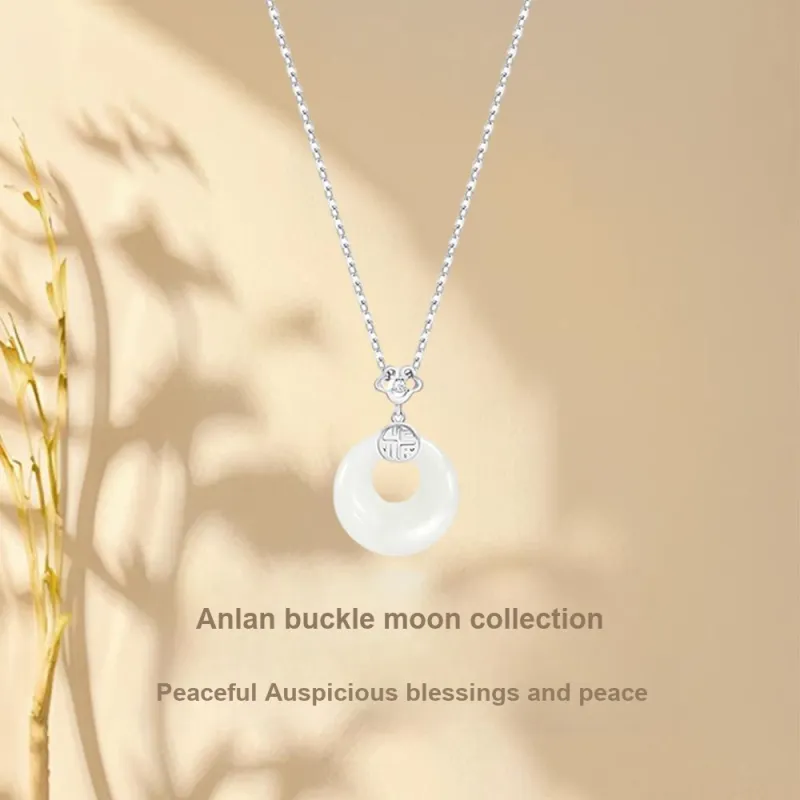 GUDS GAVE Chalcedony Jade Necklaces Unisex-4