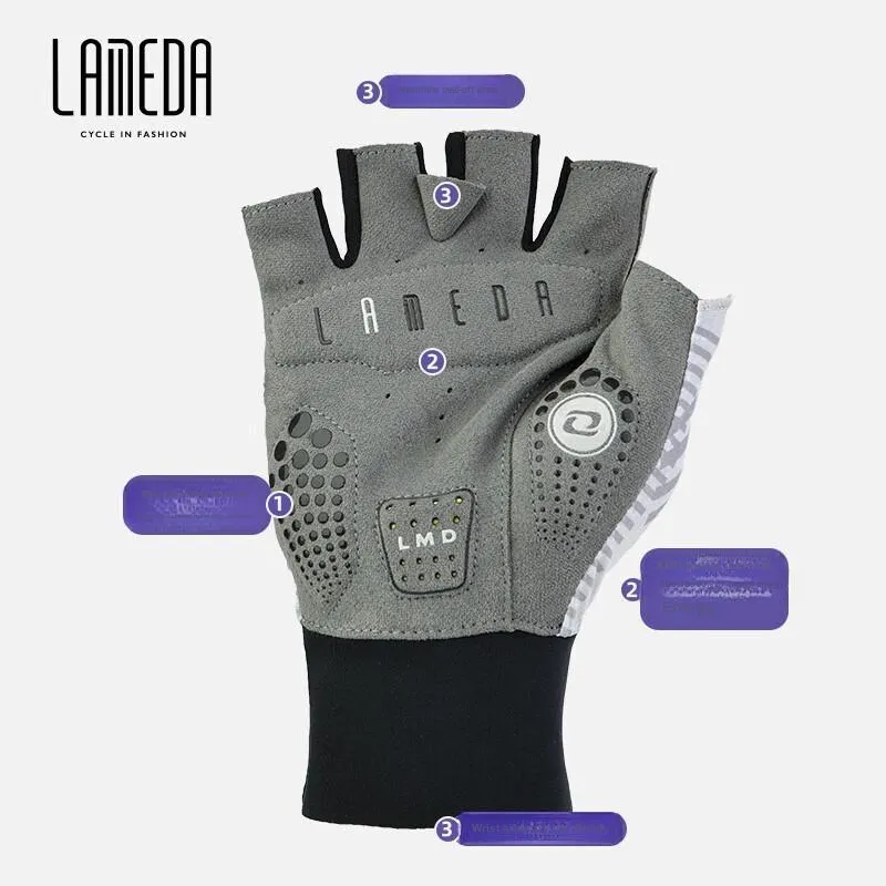 LAMBDA Cycling Gear Cycling Glove Unisex AX Microfiber Fabric-3