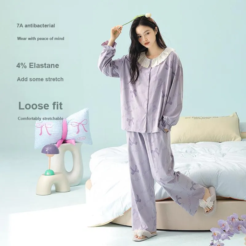 PBENO PD Pajama Set Women's Purple-2
