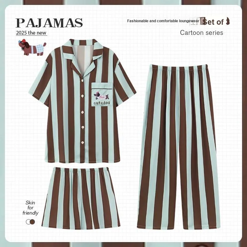 O'MESIK Pajama Set Women's Blue-1