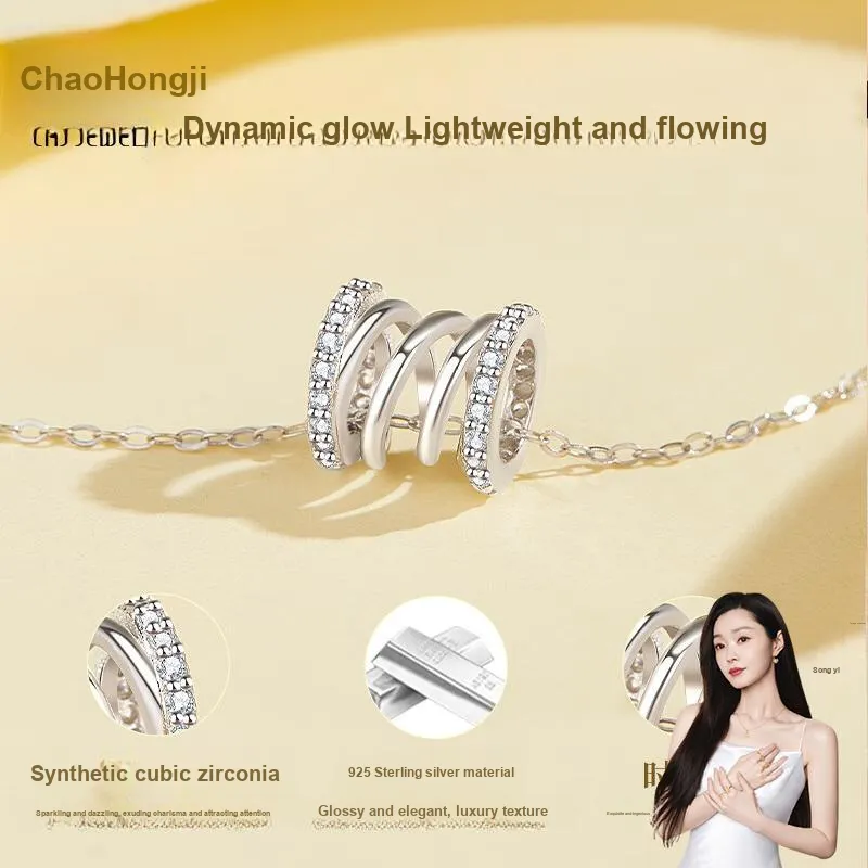 CHAOHONGJI 925 Sterling Silver Necklaces Women's-1