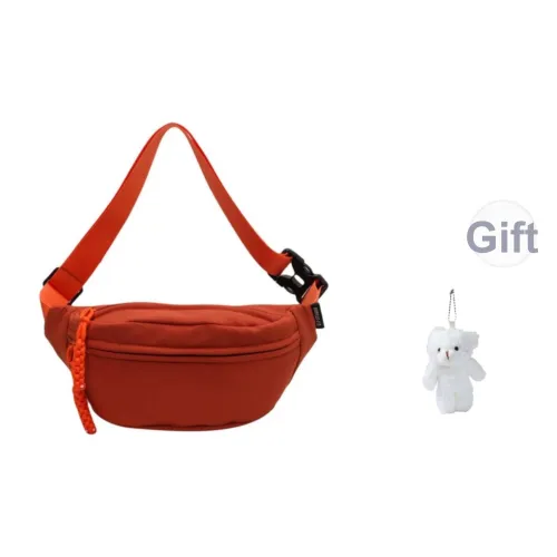 Villelon Холст Sling Сумка Унисекс Бежевый Черный Розовый Красный Оранжевый