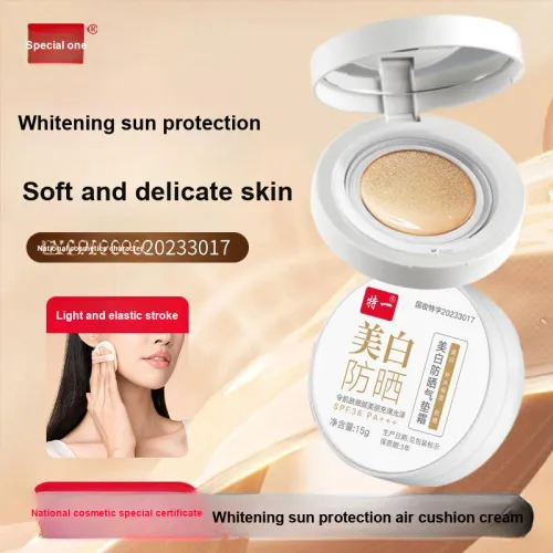 TEYI Отбеливающий Солнцезащитный Воздушные подушки Прозрачный Тон кожи 15г